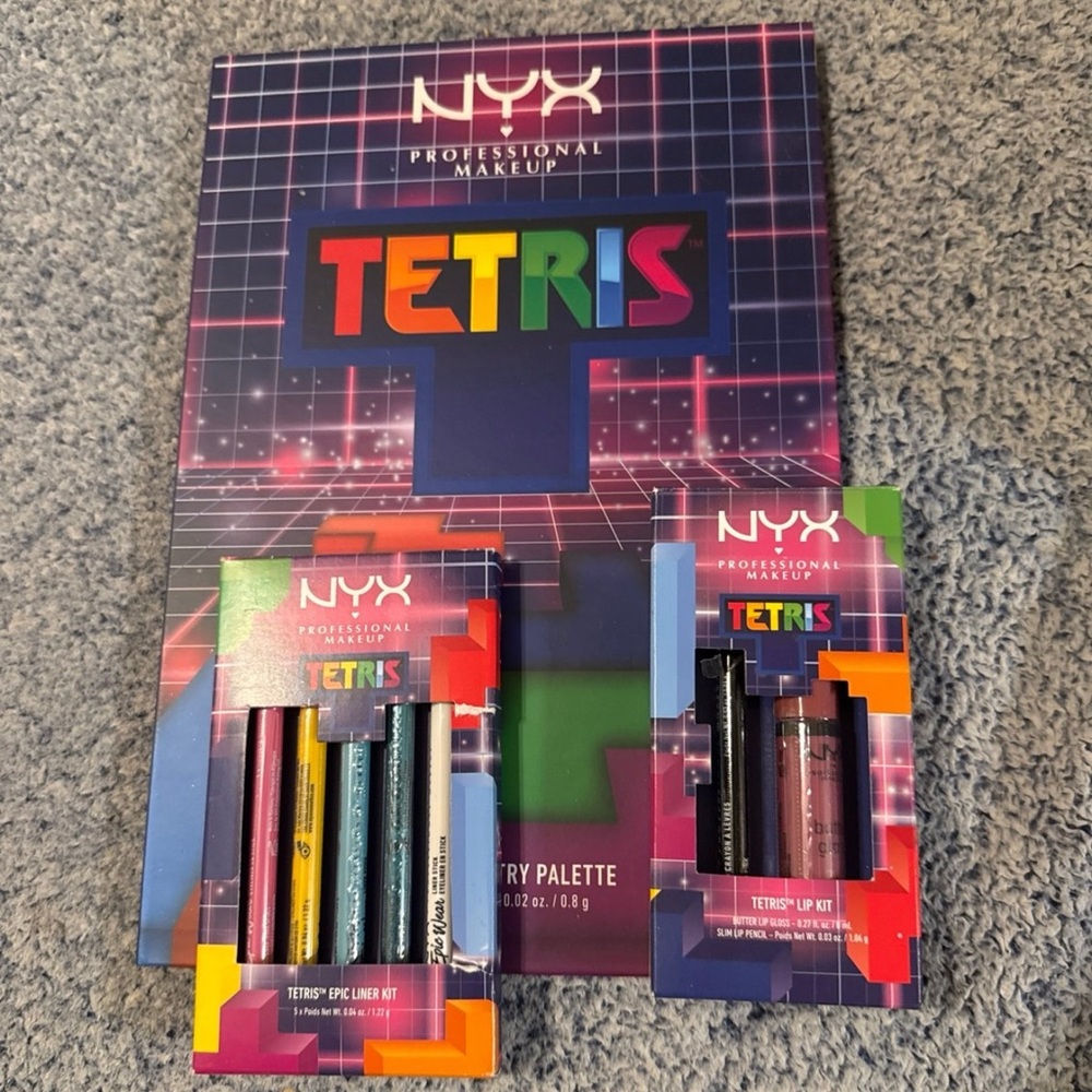 NYX Tetris Makeup collection